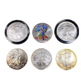 [6 Coins]1994-2006 Silver Eagle