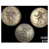 [3]1968 Mexico Silver 25 Pesos-Olympics NEARLY UNC