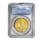 1927 $20 Gold Double Eagle PCGS MS65