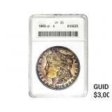 1893-O Morgan Silver Dollar ANACS VF35