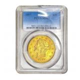 1897 $20 Gold Double Eagle PCGS MS63
