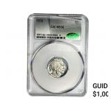 1935 Buffalo Nickel CAC MS66