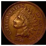 1873 Bronze Indian Head Cent  NEARLY UNCIRCULATED