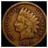 1908-S Indian Head Cent NICELY CIRCULATED