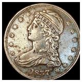 1837 Capped Bust Half Dollar NEARLY UNCIRCULATED