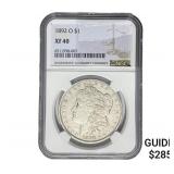 1892-O Morgan Silver Dollar NGC XF40