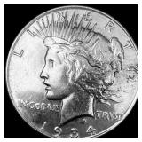 1934 Peace Silver Dollar CLOSELY UNCIRCULATED