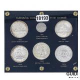 1935-1964 Canadian Commen. [1] 5C & {5] $1
