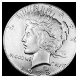 1935 Silver Peace Dollar CHOICE AU
