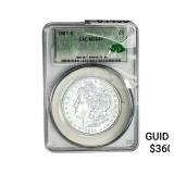 1881-S Morgan Silver Dollar CAC MS64+