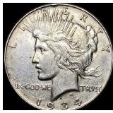 1934-D Silver Peace Dollar CLOSELY UNCIRCULATED