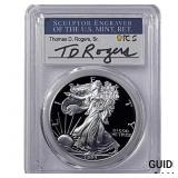 1999-P Silver Eagle PCGS PR70 DCAM Thomas D Rogers
