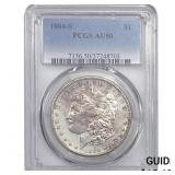 1884-S Morgan Silver Dollar PCGS AU50
