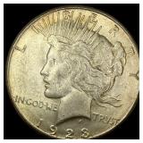 1923 Peace Silver Dollar CHOICE AU