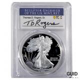 1886-S Silver Eagle PCGS PR70 DCAM Thomas D Rogers