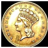 1862 Gold $1 Indian Princess Head HIGH GRADE