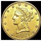 1905-S Liberty Head $10 Eagle Gold UNCIRCULATED