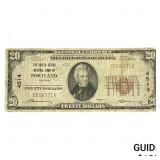 1929 $20 National Bank of Portland, Oregon