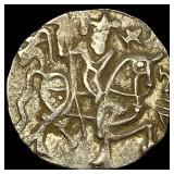India Rajput 700-1000 Silver Jital NEARLY UNCIRCU