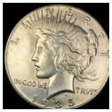 1935 Silver Peace Dollar CHOICE AU