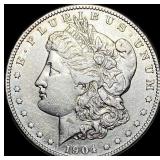 1904-S Silver Morgan Dollar  NEARLY UNCIRCULATED