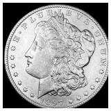 1897 Silver Morgan Dollar CLOSELY UNCIRCULATED