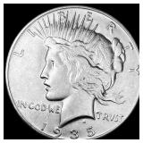 1935-S Silver Peace Dollar CLOSELY UNCIRCULATED