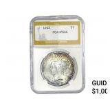 1925 Silver Peace Dollar PGA MS66