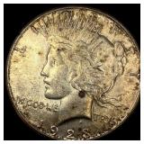1923-S Silver Peace Dollar CHOICE AU