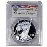 2021-W Silver Eagle PCGS PR70 DCAM Reagan Legacy