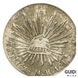 1878Pi MH Mexico Silver 8 Reales CLOSELY UNCIRCULA