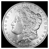 1889-S Silver Morgan Dollar CLOSELY UNCIRCULATED