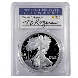 1886-S Silver Eagle PCGS PR70 DCAM Thomas D Rogers