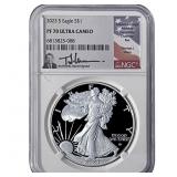 2023-S Silver Eagle NGC PF70 Ultra Cameo