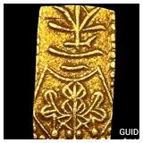 1832-1858 Japan Gold 2 Shu .052oz CLOSELY UNCIRCUL