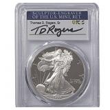 1999-P Silver Eagle PCGS PR70 DCAM Thomas D Rogers