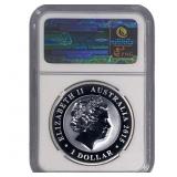 2015P Austrailia 1OZ Silver $1 Kookaburra NGC MS70