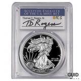 1999-P Silver Eagle PCGS PR70 DCAM Thomas D Rogers