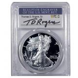 1994-P Silver Eagle PCGS PR70 DCAM Thomas D Rogers