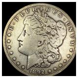 1892-S Silver Morgan Dollar LIGHTLY CIRCULATED