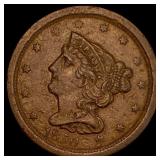 1850 Braided Hair Half Cent CLOSELY UNCIRCULATED