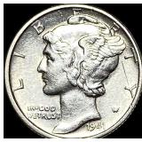 1941-S Mercury Dime  NEARLY UNCIRCULATED