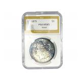 1879 Morgan Silver Dollar PGA MS65 Toned