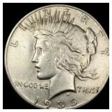 1935 Silver Peace Dollar CLOSELY UNCIRCULATED