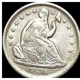 1838 Seated Liberty Half Dime UNCIRCULATED