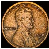 1909-S Lincoln Wheat Cent  LIGHTLY CIRCULATED