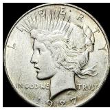 1927-D Silver Peace Dollar CLOSELY UNCIRCULATED
