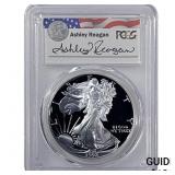 1992-S Silver Eagle PCGS PR69 DCAM Reagan Legacy