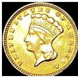 1874 Gold $1 Indian Head Type 3 HIGH GRADE