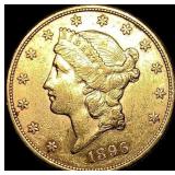 1896-S Gold $20 Liberty Head Double Eagle CHOICE B